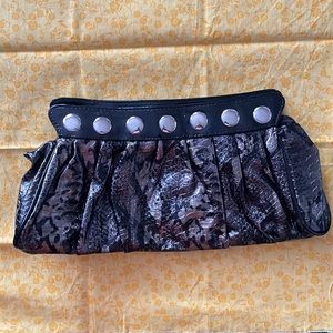 Black & Silver clutch